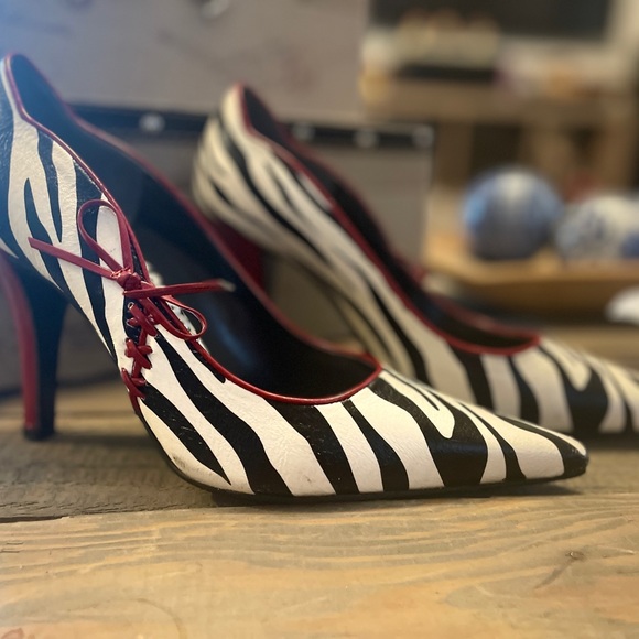 J. Renee Zebra Print Heels